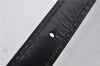 Authentic Louis Vuitton Leather Shoulder Strap Black 40.6-47.6" LV 2445F