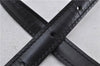 Authentic Louis Vuitton Leather Shoulder Strap Black 40.6-47.6" LV 2445F