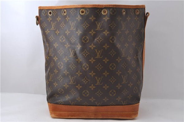 Authentic Louis Vuitton Monogram Noe Shoulder Bag M42224 LV Junk 2447D