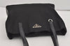 Authentic PRADA Nylon Tessuto Leather Shoulder Tote Bag Purse Black 2447I