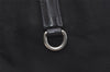 Authentic PRADA Nylon Tessuto Leather Shoulder Tote Bag Purse Black 2447I