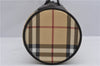 Authentic BURBERRY Vintage Nova Check PVC Shoulder Hand Bag Brown Beige 2448F