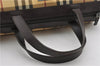 Authentic BURBERRY Vintage Nova Check PVC Shoulder Hand Bag Brown Beige 2448F