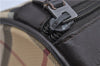 Authentic BURBERRY Vintage Nova Check PVC Shoulder Hand Bag Brown Beige 2448F