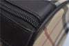 Authentic BURBERRY Vintage Nova Check PVC Shoulder Hand Bag Brown Beige 2448F