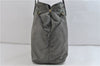 Authentic PRADA Nylon Leather Shoulder Tote Bag Green Khaki Gray 2449D