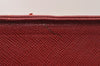 Authentic BURBERRY Vintage Leather Briefcase Business Hand Bag Red 2449I