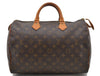 Authentic Louis Vuitton Monogram Speedy 35 Hand Bag M41524 LV 2452D