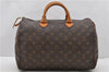 Authentic Louis Vuitton Monogram Speedy 35 Hand Bag M41524 LV 2452D