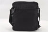 Authentic PRADA Nylon Tessuto Saffiano Leather Shoulder Cross Bag Black 2453I