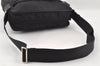 Authentic PRADA Nylon Tessuto Saffiano Leather Shoulder Cross Bag Black 2453I