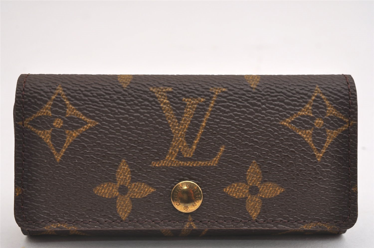 Authentic Louis Vuitton Monogram Multicles 4 Four Hooks Key Case M62631 LV 2454I