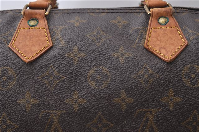 Authentic Louis Vuitton Monogram Speedy 35 Hand Bag M41524 LV 2457D