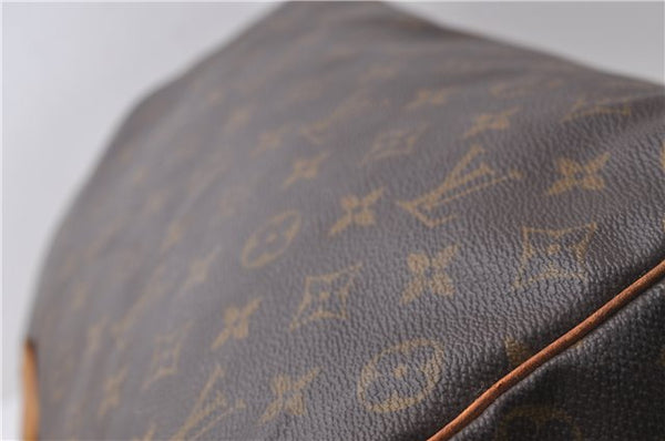 Authentic Louis Vuitton Monogram Speedy 35 Hand Bag M41524 LV 2457D