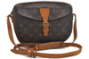 Auth Louis Vuitton Monogram Jeune Fille MM Shoulder Cross Bag M51226 LV 2458D