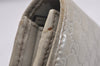 Authentic GUCCI Micro Guccissima GG Leather Long Wallet Purse 309760 White 2458I