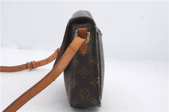 Auth Louis Vuitton Monogram Saint Cloud MM Shoulder Cross Bag M51243 LV 2460D