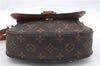 Auth Louis Vuitton Monogram Saint Cloud MM Shoulder Cross Bag M51243 LV 2460D