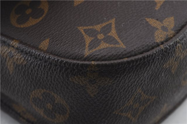 Auth Louis Vuitton Monogram Saint Cloud MM Shoulder Cross Bag M51243 LV 2460D