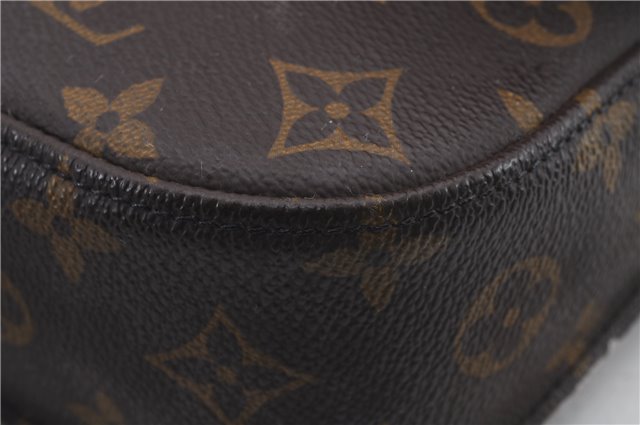 Auth Louis Vuitton Monogram Saint Cloud MM Shoulder Cross Bag M51243 LV 2460D