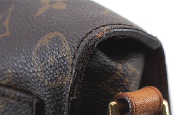 Auth Louis Vuitton Monogram Saint Cloud MM Shoulder Cross Bag M51243 LV 2460D