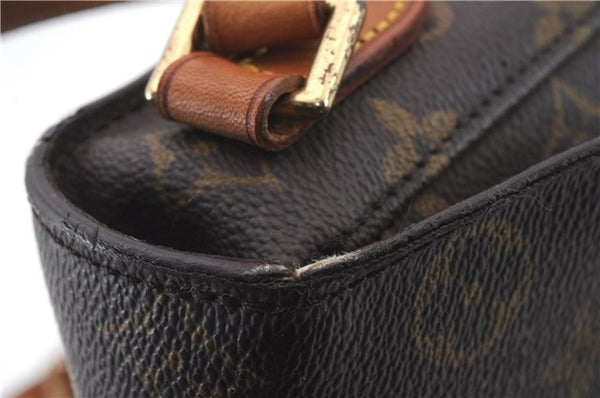 Auth Louis Vuitton Monogram Saint Cloud MM Shoulder Cross Bag M51243 LV 2460D