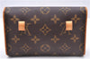 Auth Louis Vuitton Monogram Pochette Florentine Pouch Waist Bag M51855 LV 2463E