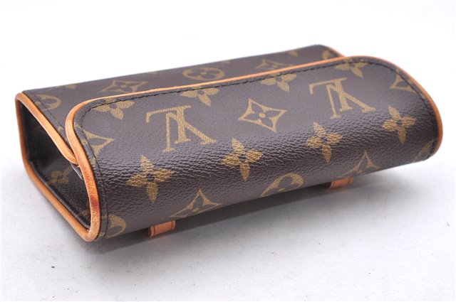 Auth Louis Vuitton Monogram Pochette Florentine Pouch Waist Bag M51855 LV 2463E