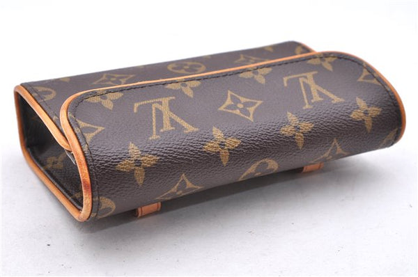 Auth Louis Vuitton Monogram Pochette Florentine Pouch Waist Bag M51855 LV 2463E