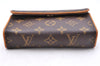 Auth Louis Vuitton Monogram Pochette Florentine Pouch Waist Bag M51855 LV 2463E