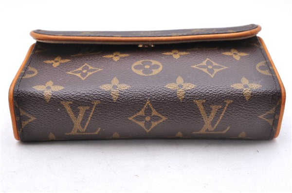Auth Louis Vuitton Monogram Pochette Florentine Pouch Waist Bag M51855 LV 2463E