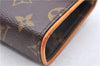 Auth Louis Vuitton Monogram Pochette Florentine Pouch Waist Bag M51855 LV 2463E