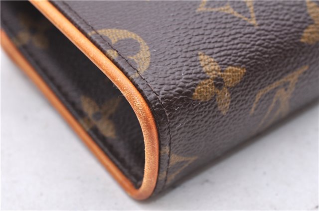 Auth Louis Vuitton Monogram Pochette Florentine Pouch Waist Bag M51855 LV 2463E
