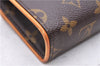 Auth Louis Vuitton Monogram Pochette Florentine Pouch Waist Bag M51855 LV 2463E