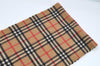 Authentic BURBERRY Nova Check Cashmere Winter Scarf Stole Beige 2463I