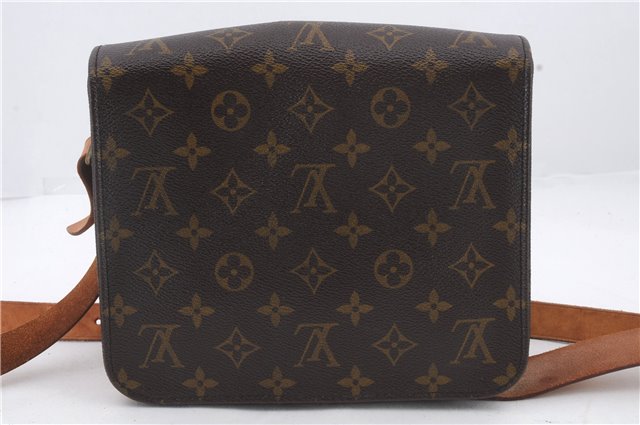 Auth Louis Vuitton Monogram Cartouchiere MM Shoulder Bag M51253 LV Junk 2469D