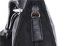 Authentic PRADA Nylon Leather Shoulder Cross Body Bag Purse Black 2470D