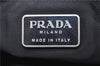 Authentic PRADA Nylon Leather Shoulder Cross Body Bag Purse Black 2470D