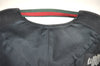 Authentic GUCCI Web Sherry Line Cap Canvas Size L Black 2470I