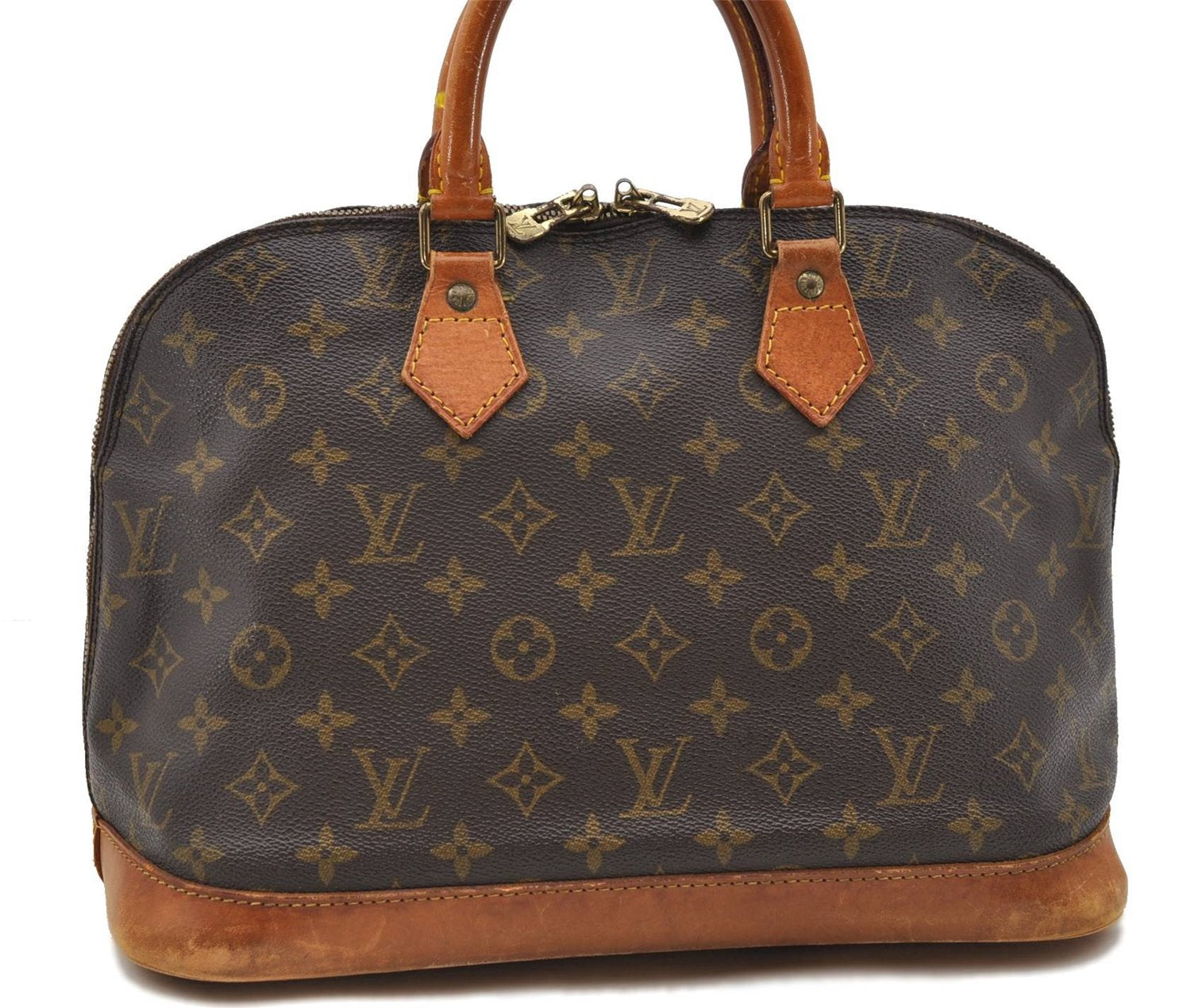 Authentic Louis Vuitton Monogram Alma Hand Bag Purse M51130 LV 2471D