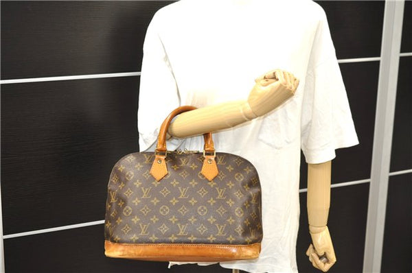 Authentic Louis Vuitton Monogram Alma Hand Bag Purse M51130 LV 2471D