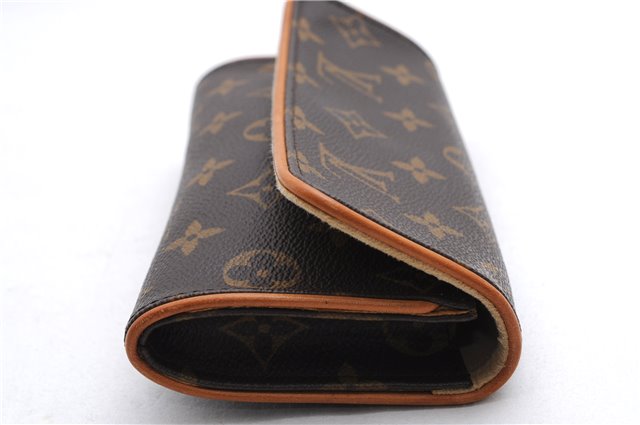 Authentic Louis Vuitton Monogram Pochette Twin PM Shoulder Bag M51854 LV 2471E
