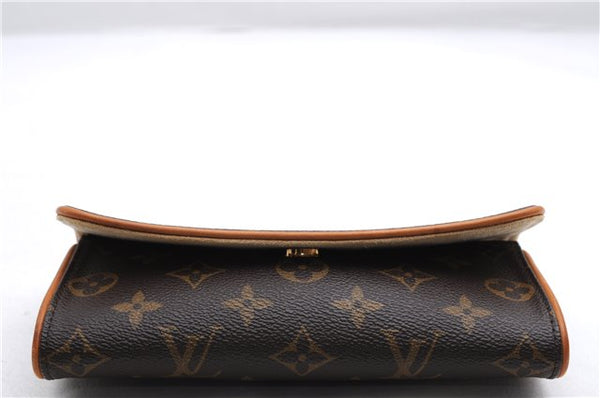 Authentic Louis Vuitton Monogram Pochette Twin PM Shoulder Bag M51854 LV 2471E