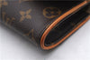 Authentic Louis Vuitton Monogram Pochette Twin PM Shoulder Bag M51854 LV 2471E