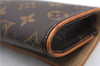 Authentic Louis Vuitton Monogram Pochette Twin PM Shoulder Bag M51854 LV 2471E