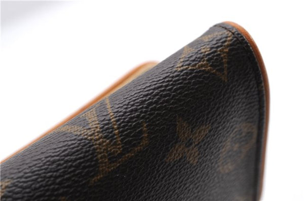 Authentic Louis Vuitton Monogram Pochette Twin PM Shoulder Bag M51854 LV 2471E
