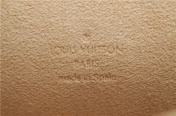 Authentic Louis Vuitton Monogram Pochette Twin PM Shoulder Bag M51854 LV 2471E