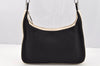 Authentic GUCCI Shoulder Hand Bag Purse Canvas Leather 0013812 Black 2474I