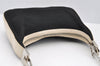 Authentic GUCCI Shoulder Hand Bag Purse Canvas Leather 0013812 Black 2474I