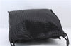 Authentic BOTTEGA VENETA Intrecciato Leather Shoulder Bag Black 2475D